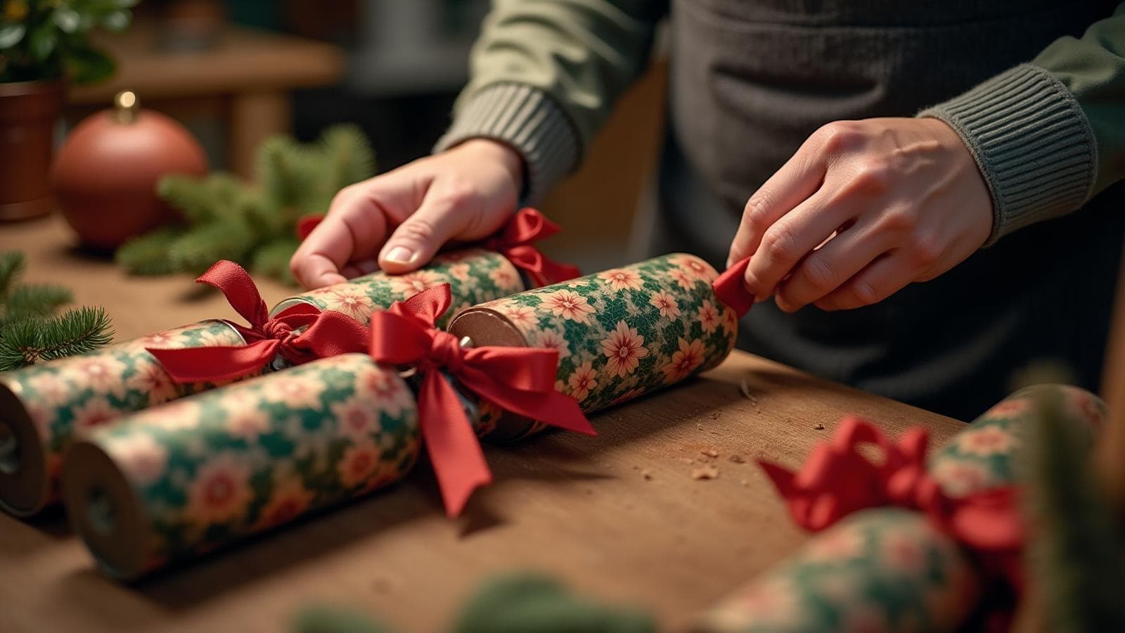 Christmas cracker craftsmanship